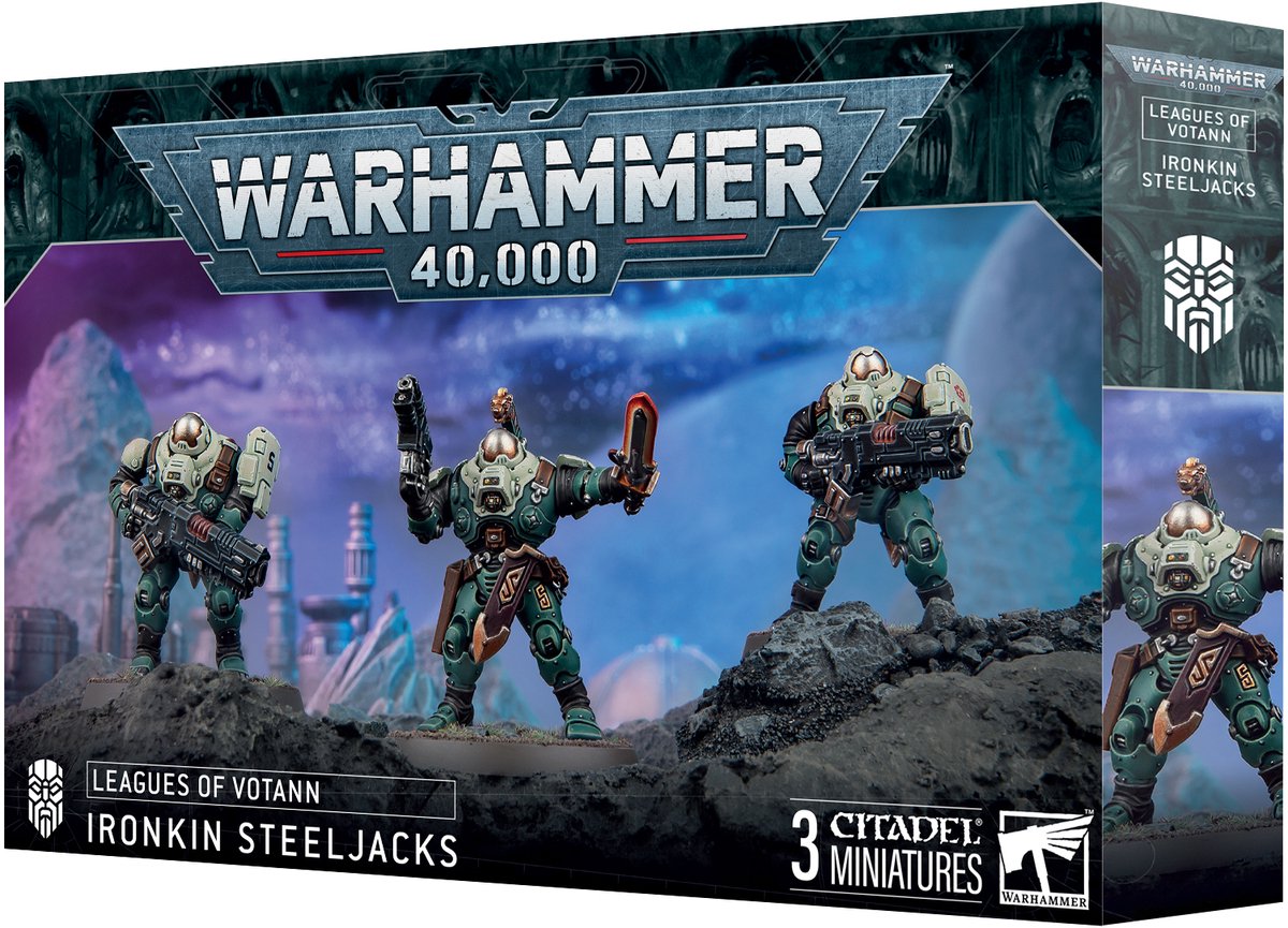 Figurine Games Workshop Warhammer 40k - Leagues of Votann Chaudronniers Cognats de Fer