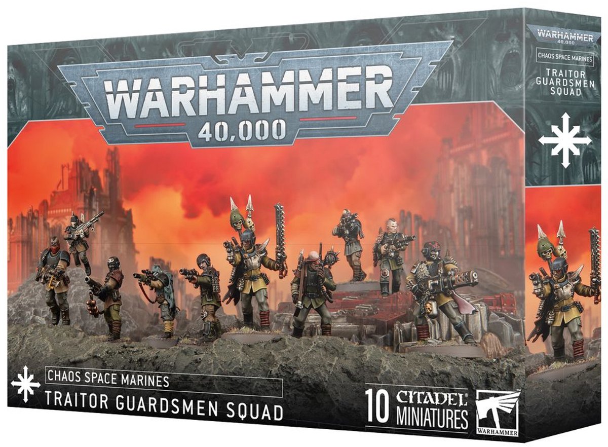 Figurine Games Workshop Warhammer 40k - Space Marine du Chaos Escouade de Gardes Renegats