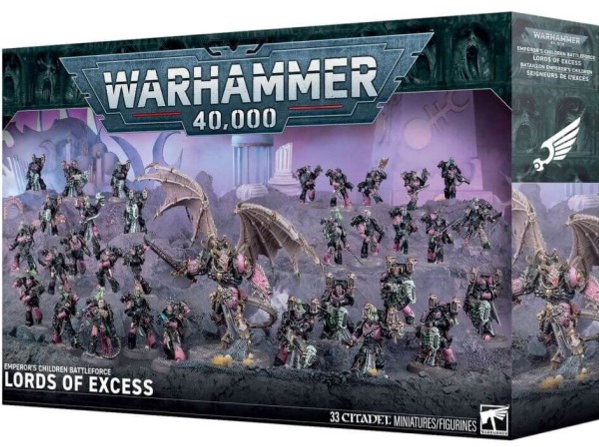 Figurinen Games Workshop Warhammer 40k - Battleforce Emperor's Children : Seigneurs de L'Exces