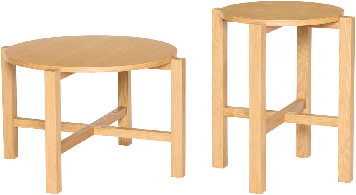Niedriger Tisch Hubsch Interior Four (x2)