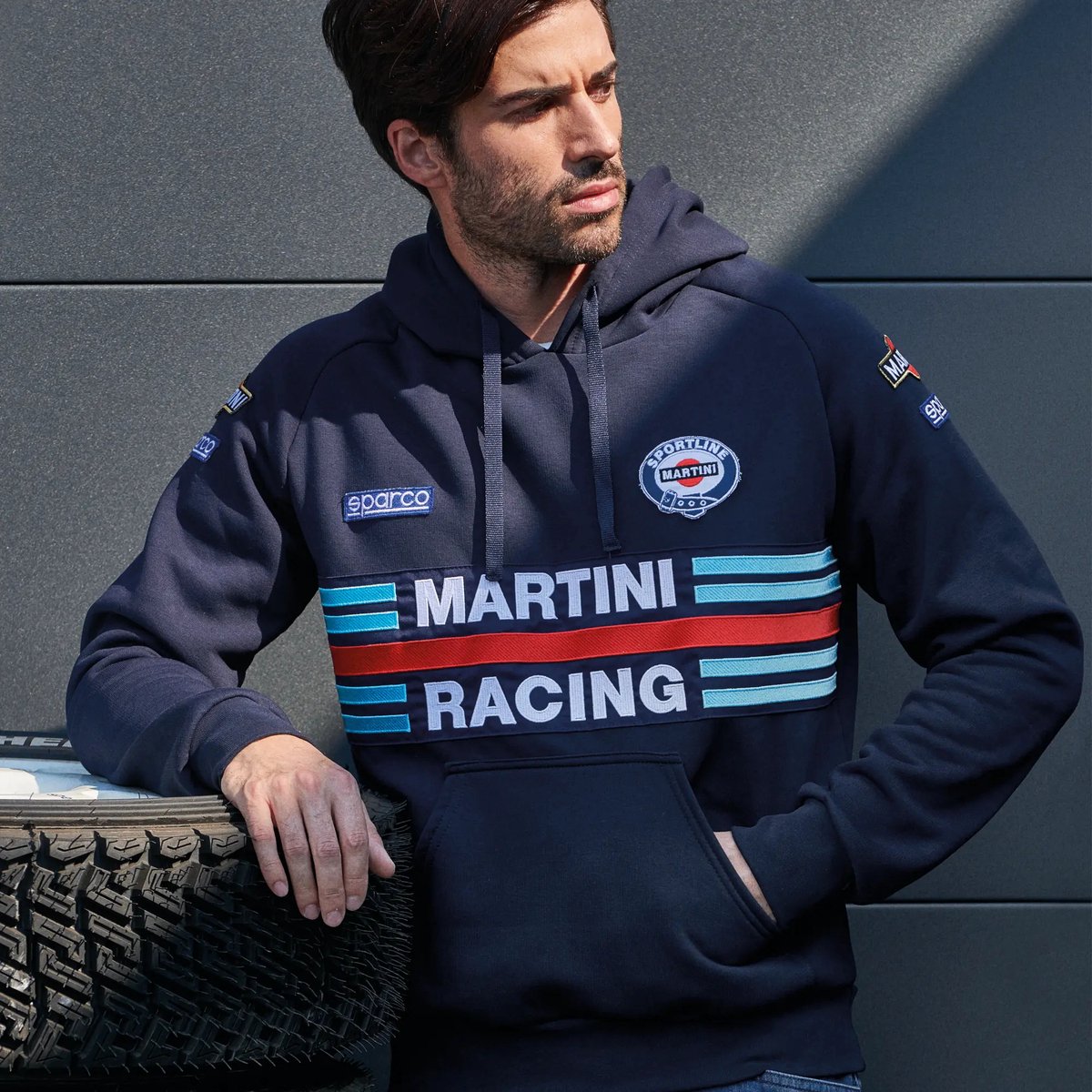 Martini Racing Kapuzenpullover navy blau