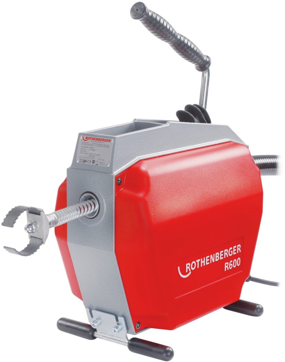 ROTHENBERGER Rohrreinigungsmaschine R600 mit Schlauch