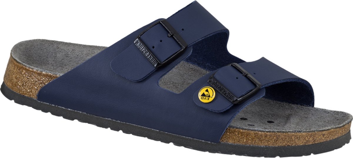 Birkenstock ESD-Sandale Arizona, Größe 40, blau, normal