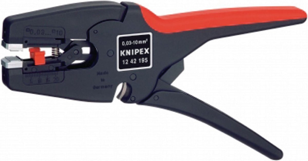 Knipex Automatische Abisolierzange MultiStrip 0,03 - 10mm² zum Kabel Abisolieren