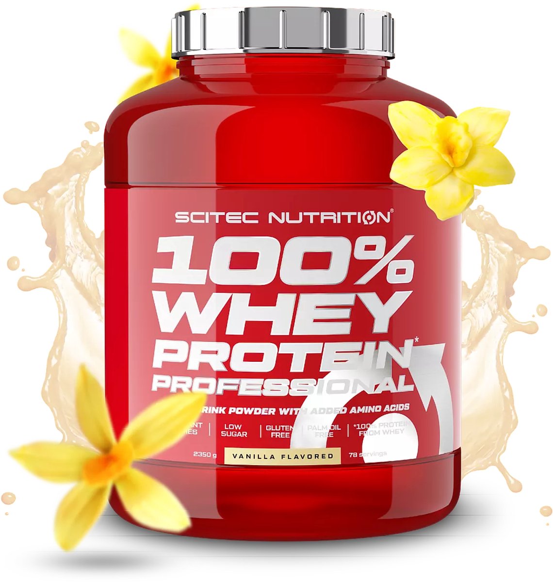 Molkenprotein Professional Vanille, 2350 Gramm, Scitec Nutrition