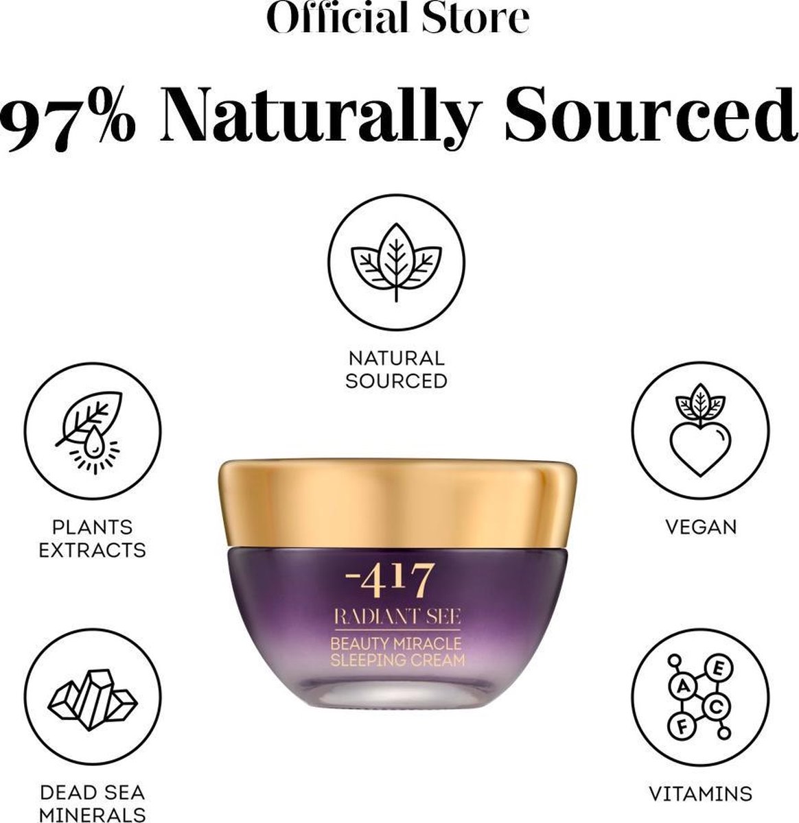Beauty Miracle Schlafnachtcreme, 50 ml, Minus 417