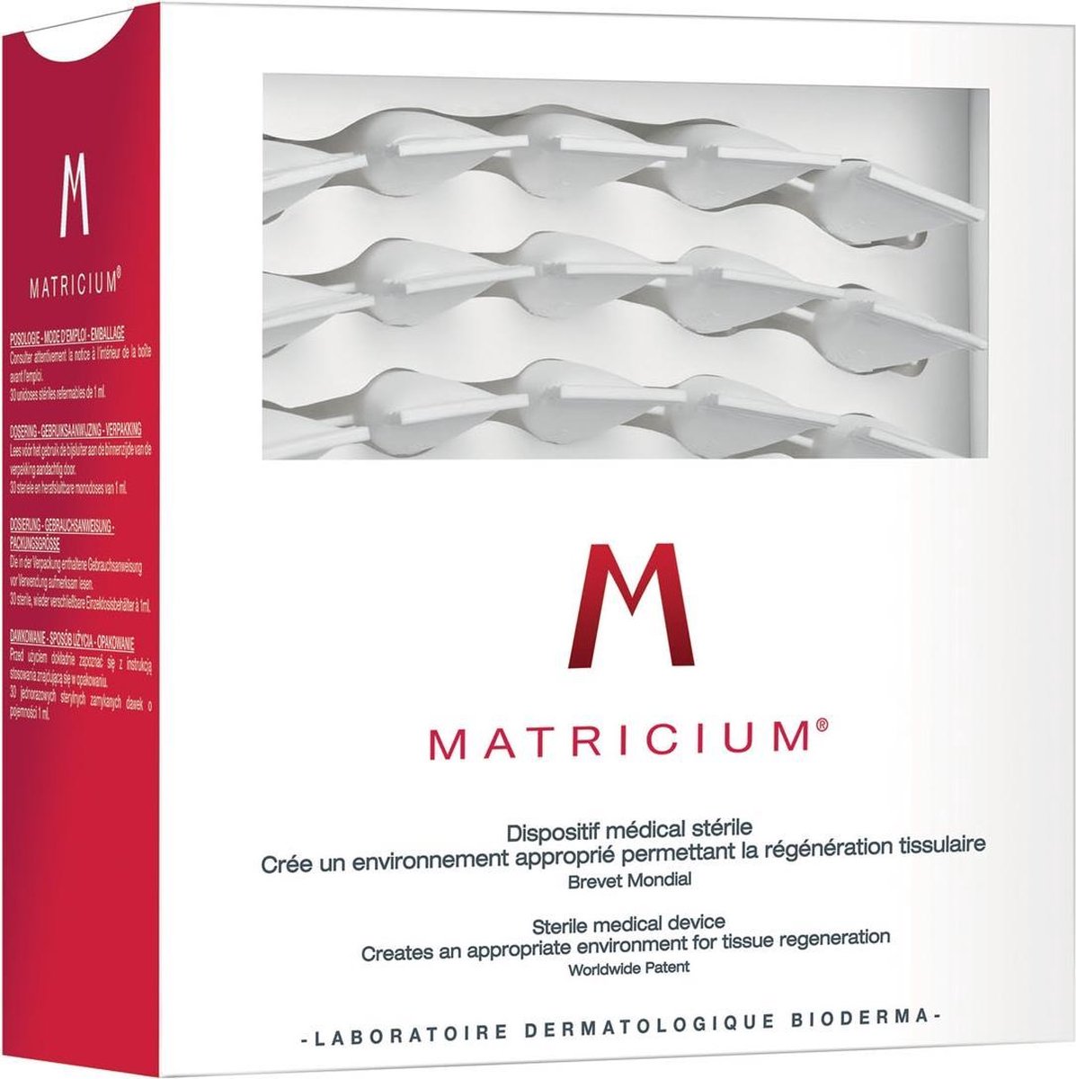 Bioderma Matricium Hauterneuernde Regenerationskur, 30 x 1 ml