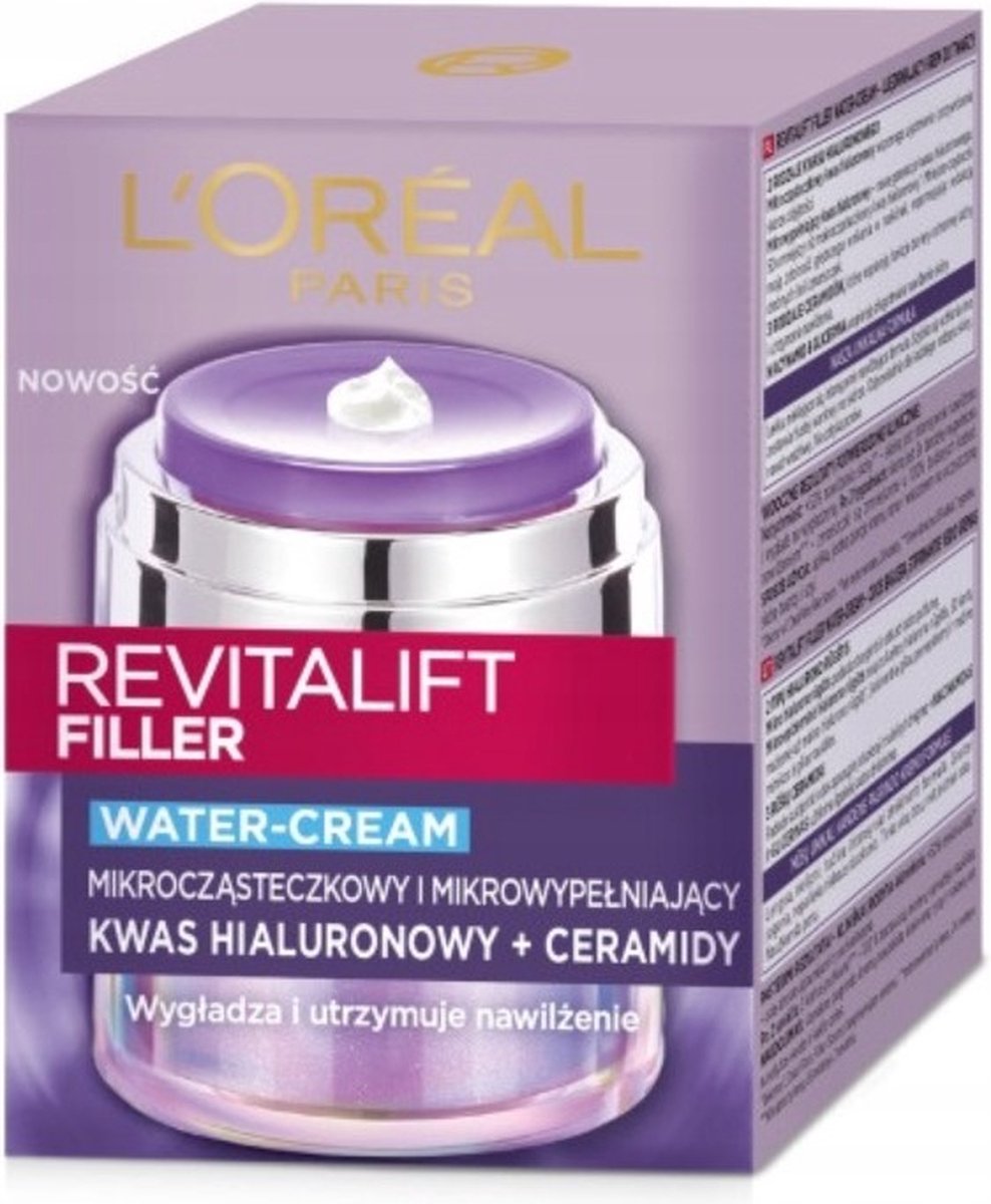 L'Oreal Revitalift Filler, Straffende Tagescreme mit Hyaluronsäure, 50 ml