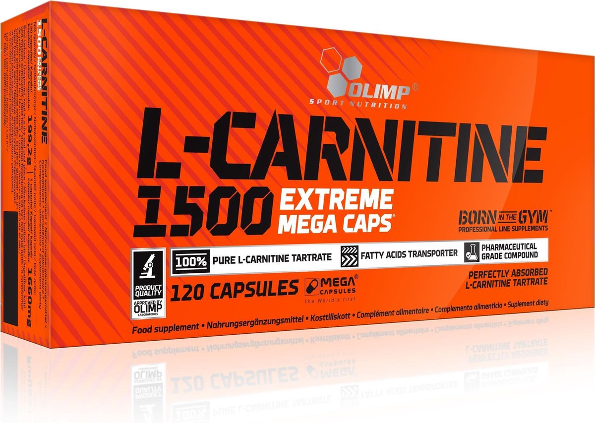 Olimp L-Carnitin 1500 Extreme Mega Caps, 120 Kapseln