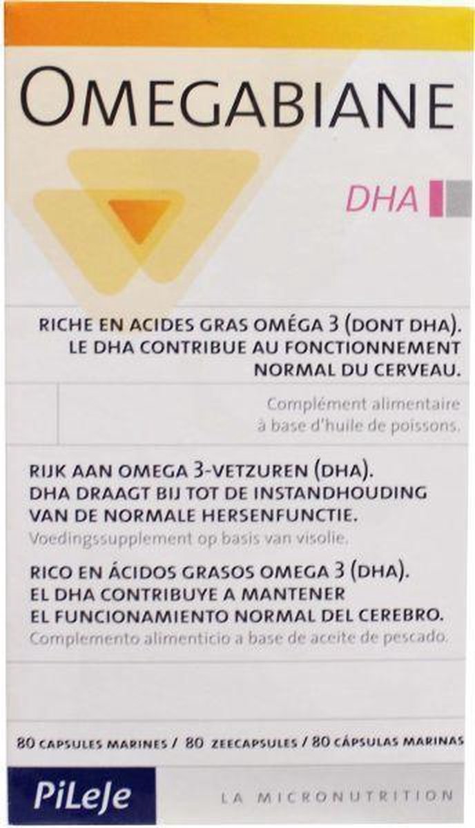 Omegabiane DHA, 80 Kapseln