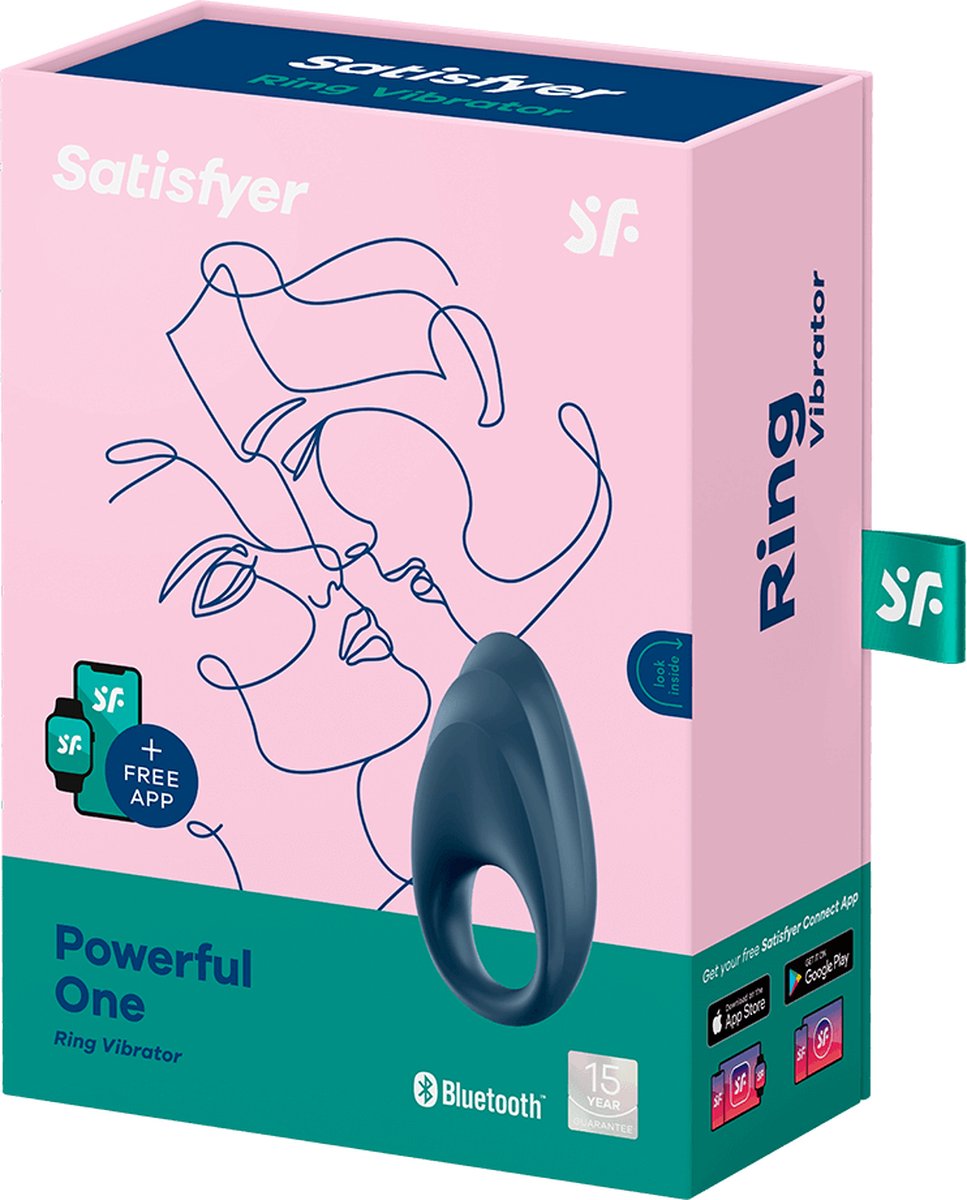 Satisfyer Mighty One Vibrierender Erektionsring, 1 Stück