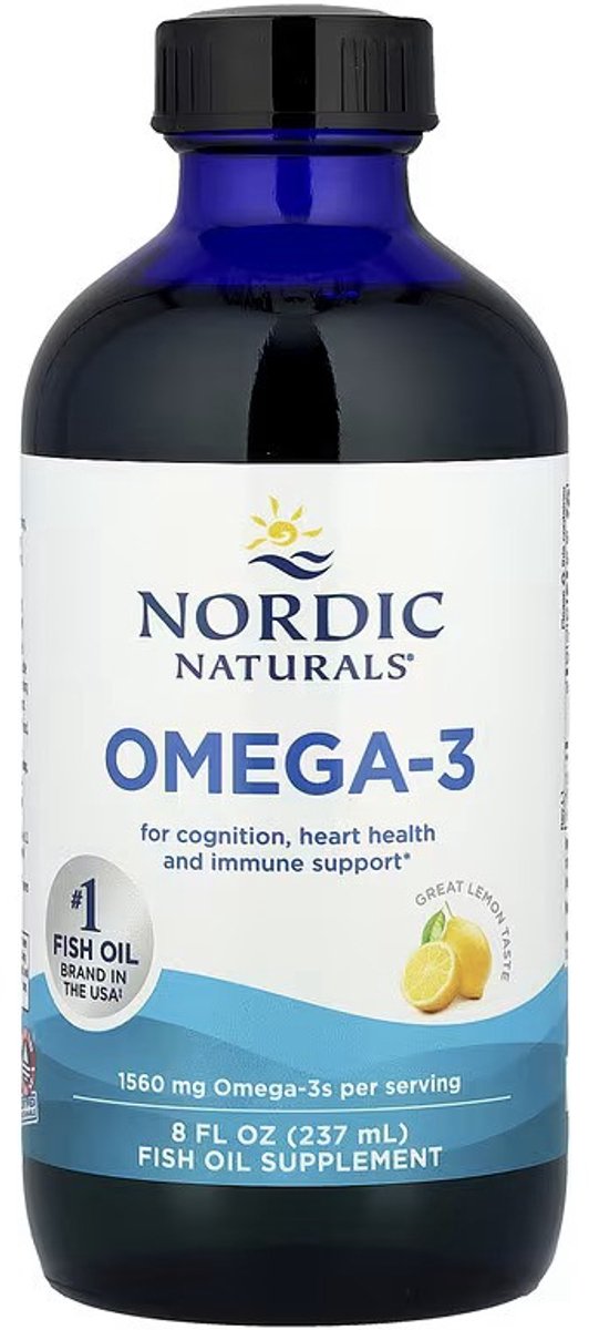 Nordic Naturals Omega-3 1560 mg EPA/DHA aus Tiefseefischen Zitrone 237 ml