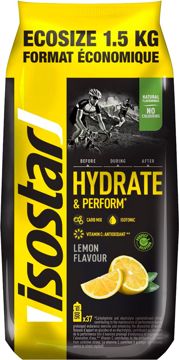 Isostar Hydrate&Perform, Zitrone, 1,5 kg
