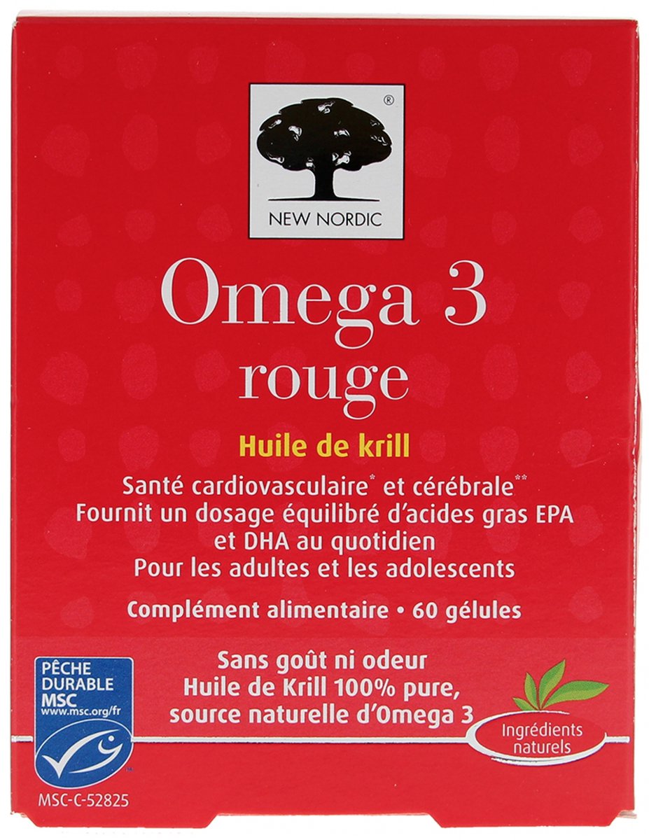 Neu Nordic Omega 3 rot 60 Kapseln