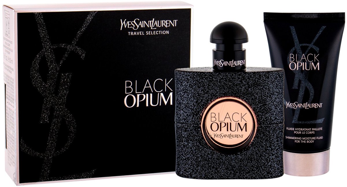 Yves Saint Laurent Black Opium Pour Femme Eau de Parfum, 50 ml + Körperlotion, 50 ml