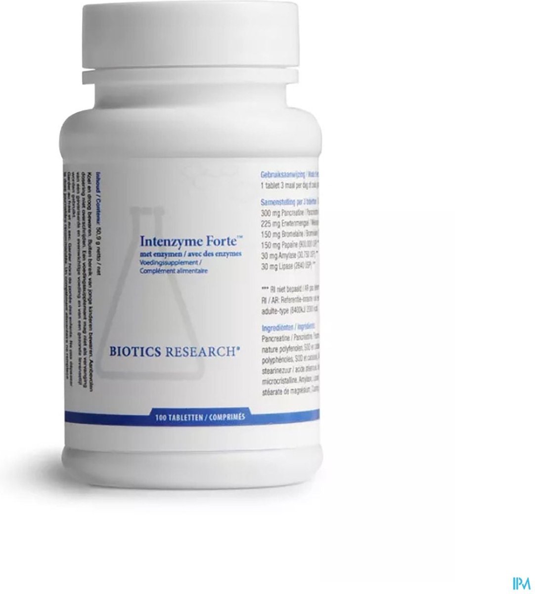 Biotics Research Intenzyme Forte 100 Tabletten