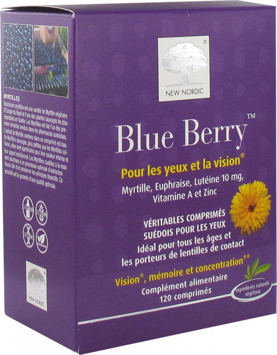 Neu Nordic Blue Berry 120 Tabletten
