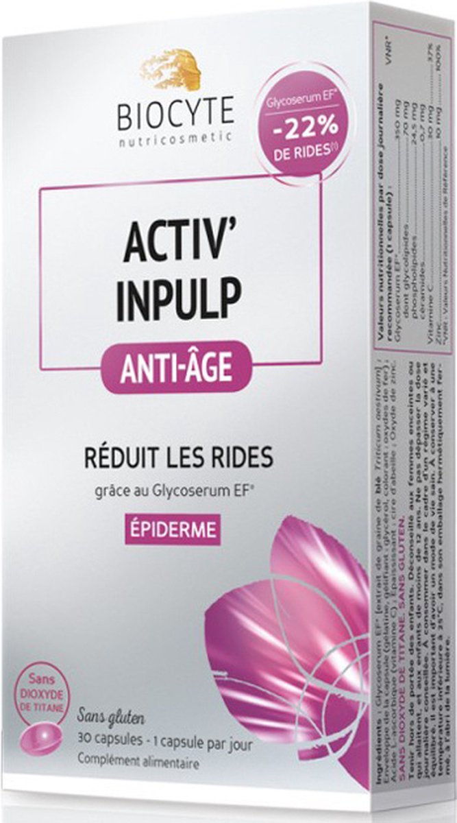Biocyte Activ'Anti-rides Trockene und empfindliche Haut 30 Kapseln
