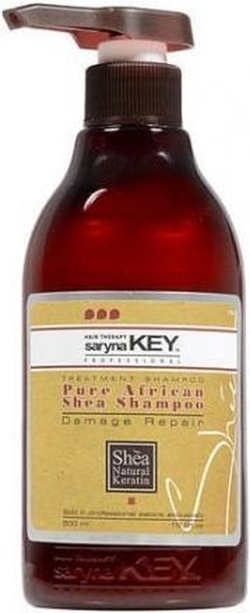 Saryna Key Damage Repair Shampoo mit reiner afrikanischer Shea Butter 500ml