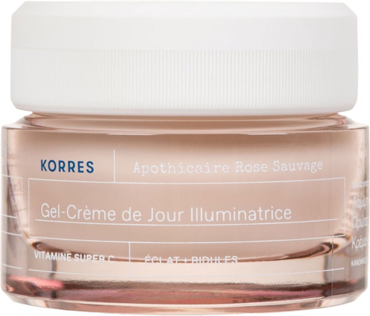 Korres Wild Rose Feuchtigkeitsspendende und leuchtende Gel-Creme 40 ml