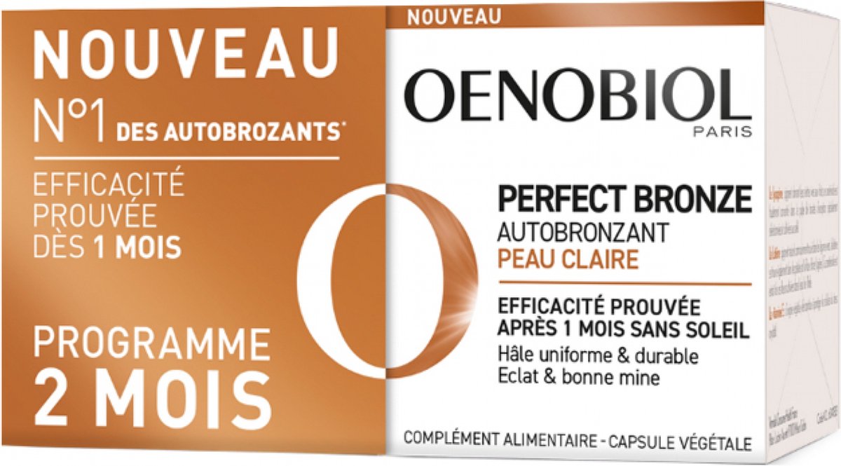 Oenobiol Perfect Bronze Selbstbräuner Klare Haut 2x30 Kapseln