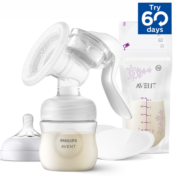 Handpumpe mit Zubehör, SCF430/20, Philips Avent