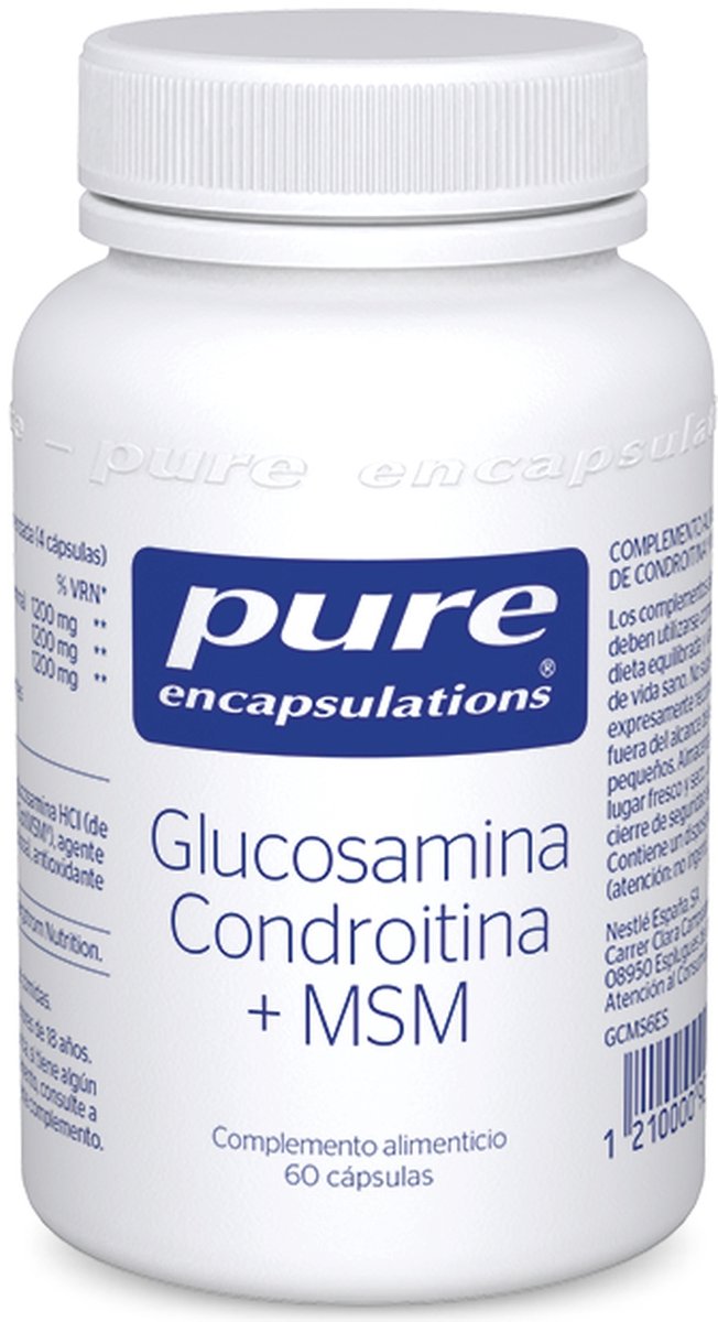 Pure Encapsulations Glucosamin Chondroitin + MSM 60 Kapseln