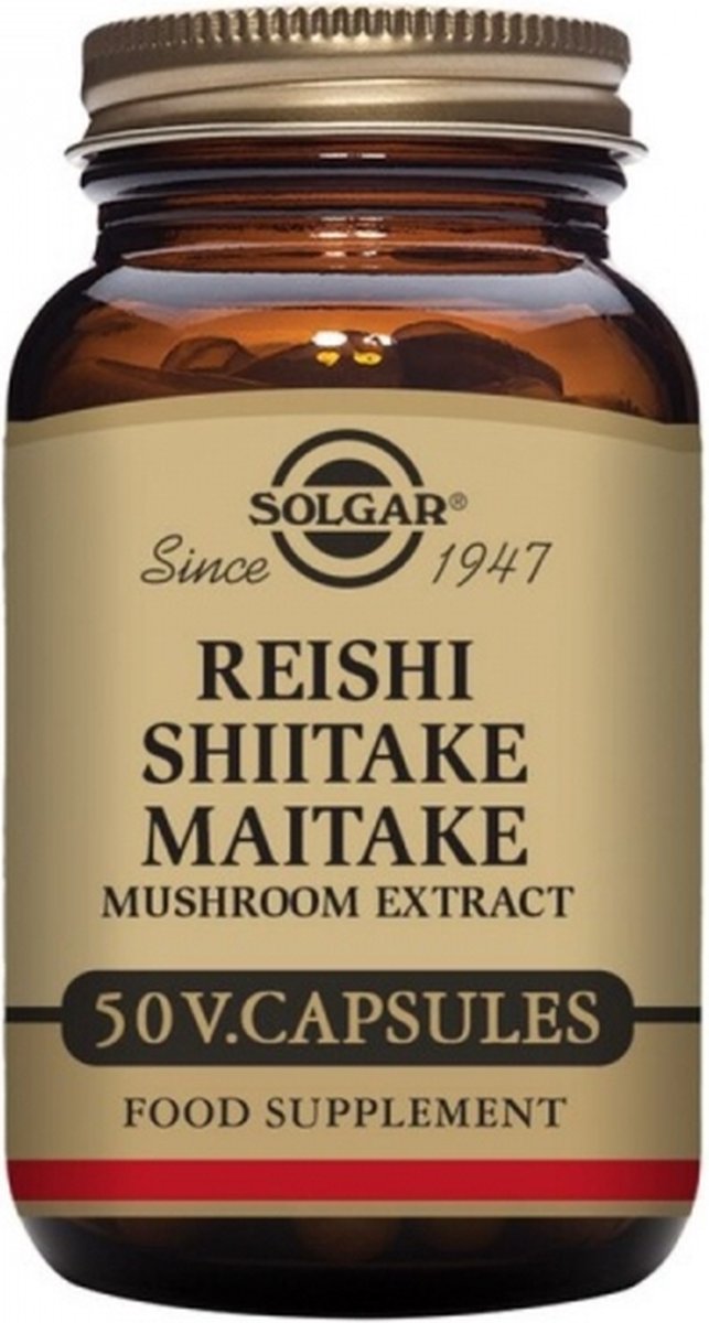 Solgar Reishi Shiitake Maitake, 50 Kapseln