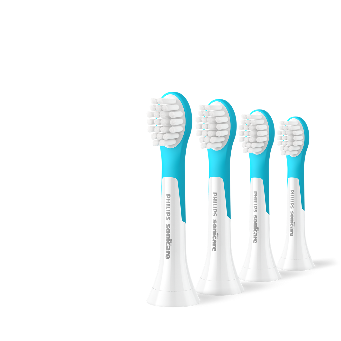 Sonicare Kinderzahnbürste Nachfüllpackungen, ab 3 Jahren, HX6034/90, 4 Stück, Philips