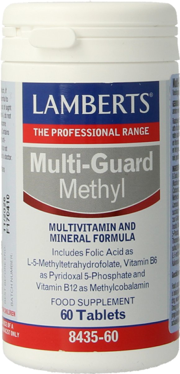 Lamberts Multi Guard Methyl Methyl Multivitamin für Energie, Stärkung des Immunsystems und antioxidative Wirkung 60 Tabletten
