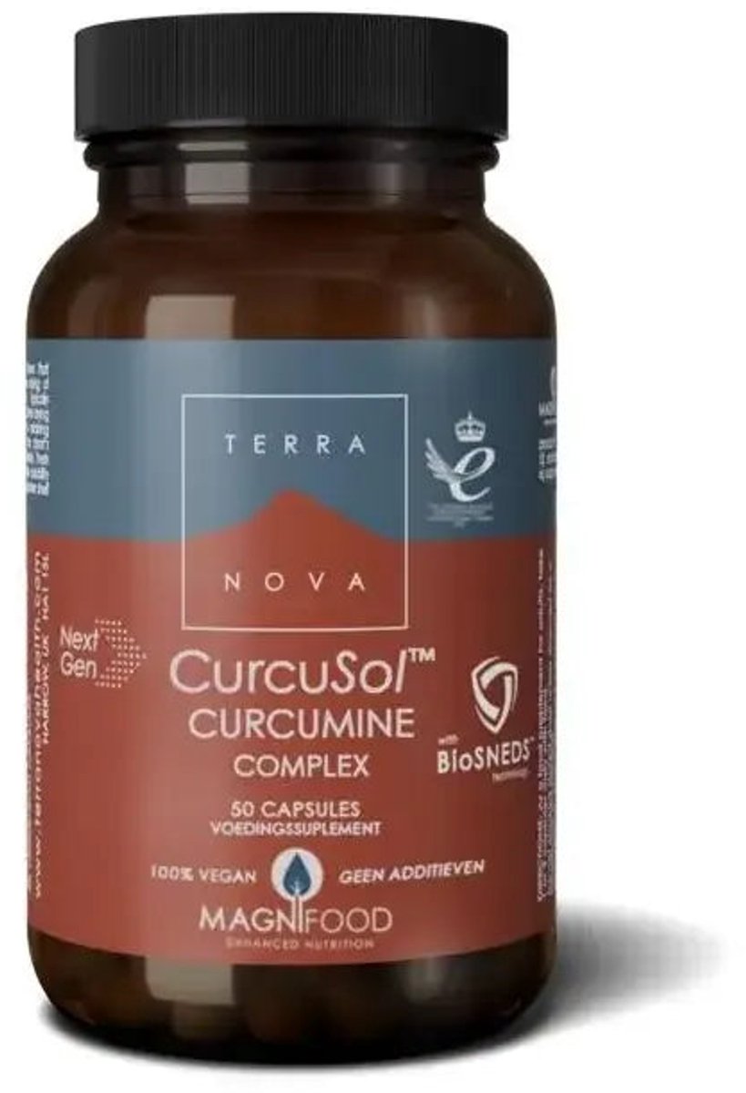 TerraNova Curcusol Curcumin Complex Spezial Nahrungsergänzungsmittel 50 pflanzliche Kapseln