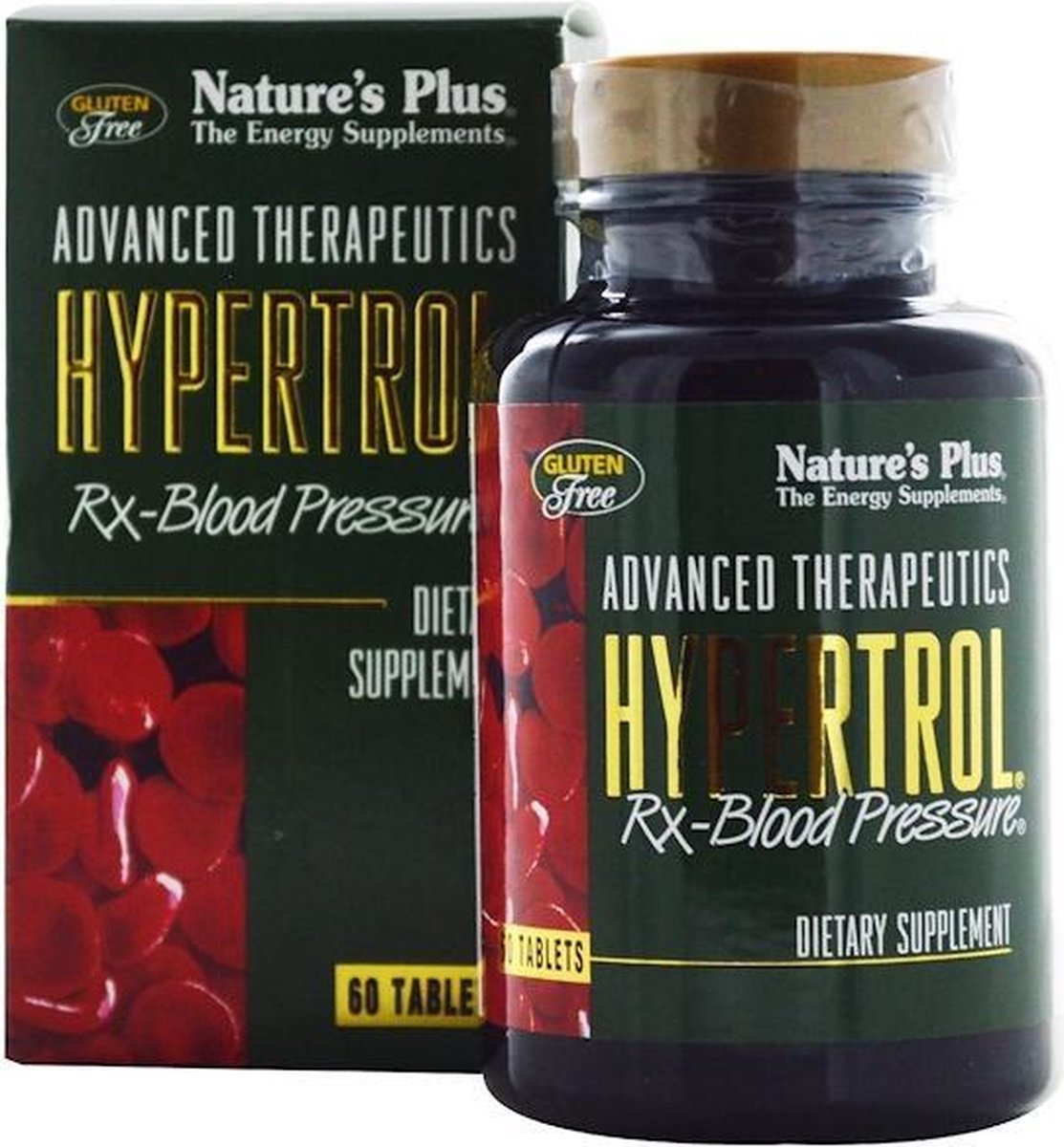 Nature's Plus Hypetrol Rx-Blutdruck Spezial Nahrungsergänzungsmittel 60 Tabs