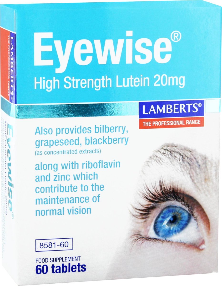 Lamberts Eyewise 20mg Nahrungsergänzungsmittel Special Special 60 Tabs