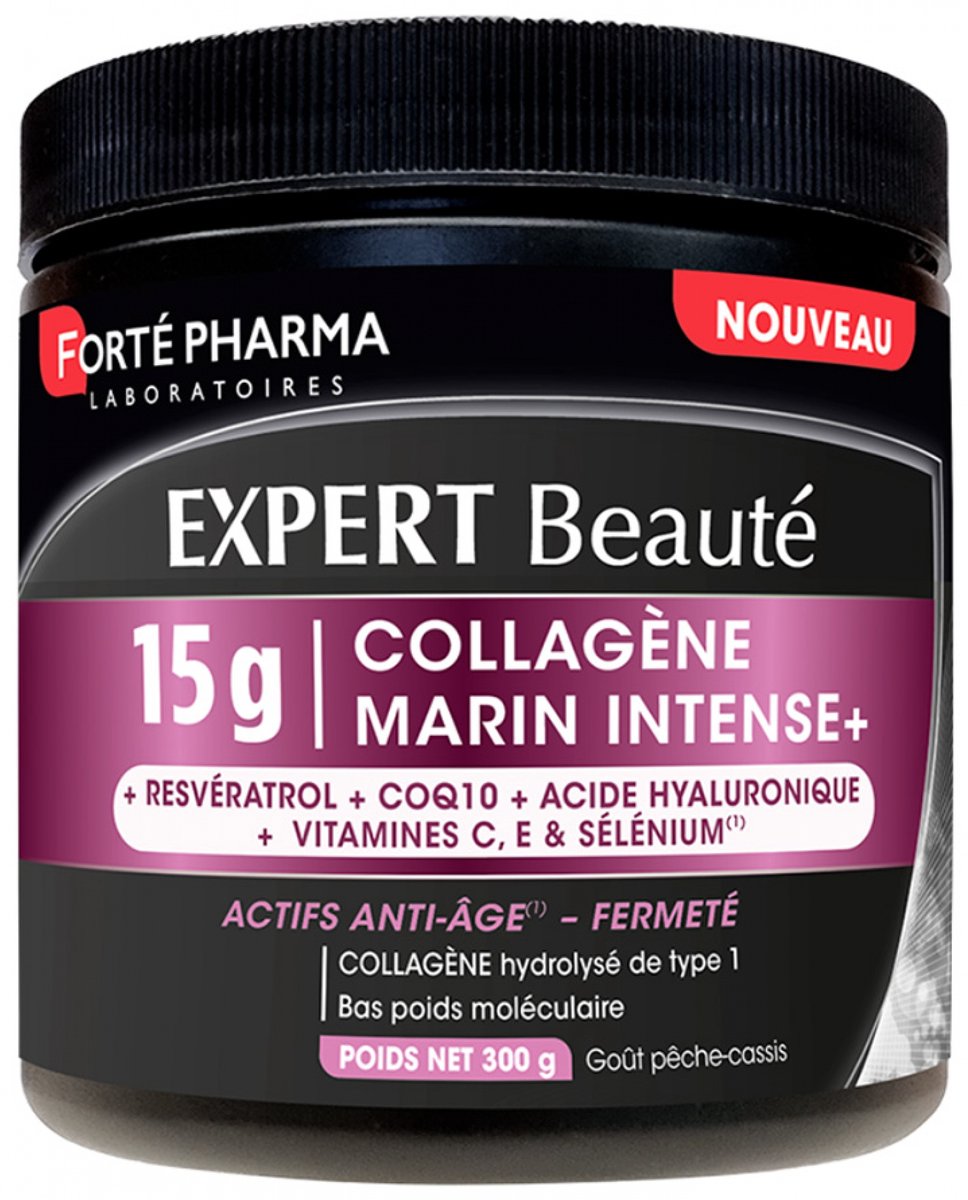 Forte Pharma Expert Collagen Plus+ mit Hyaluronsäure & Vitamin C 300gr Pfirsich
