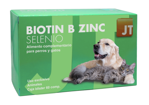 JT BIOTIN. B. ZINC. SELENIUM für Hunde und Katzen - 60 Tabletten