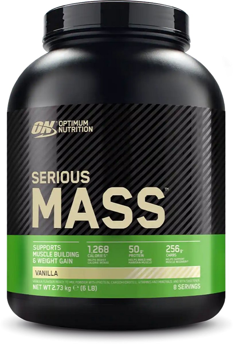 Serious Mass Proteinpulver mit Vanillegeschmack, 2,73 kg, Optimum Nutrition
