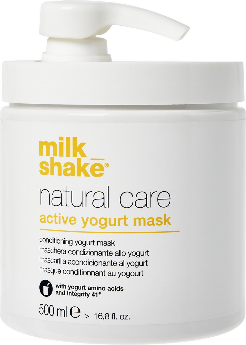 Milk Shake Natural Care Aktive Joghurt-Haarmaske, 500ml, regenerierend