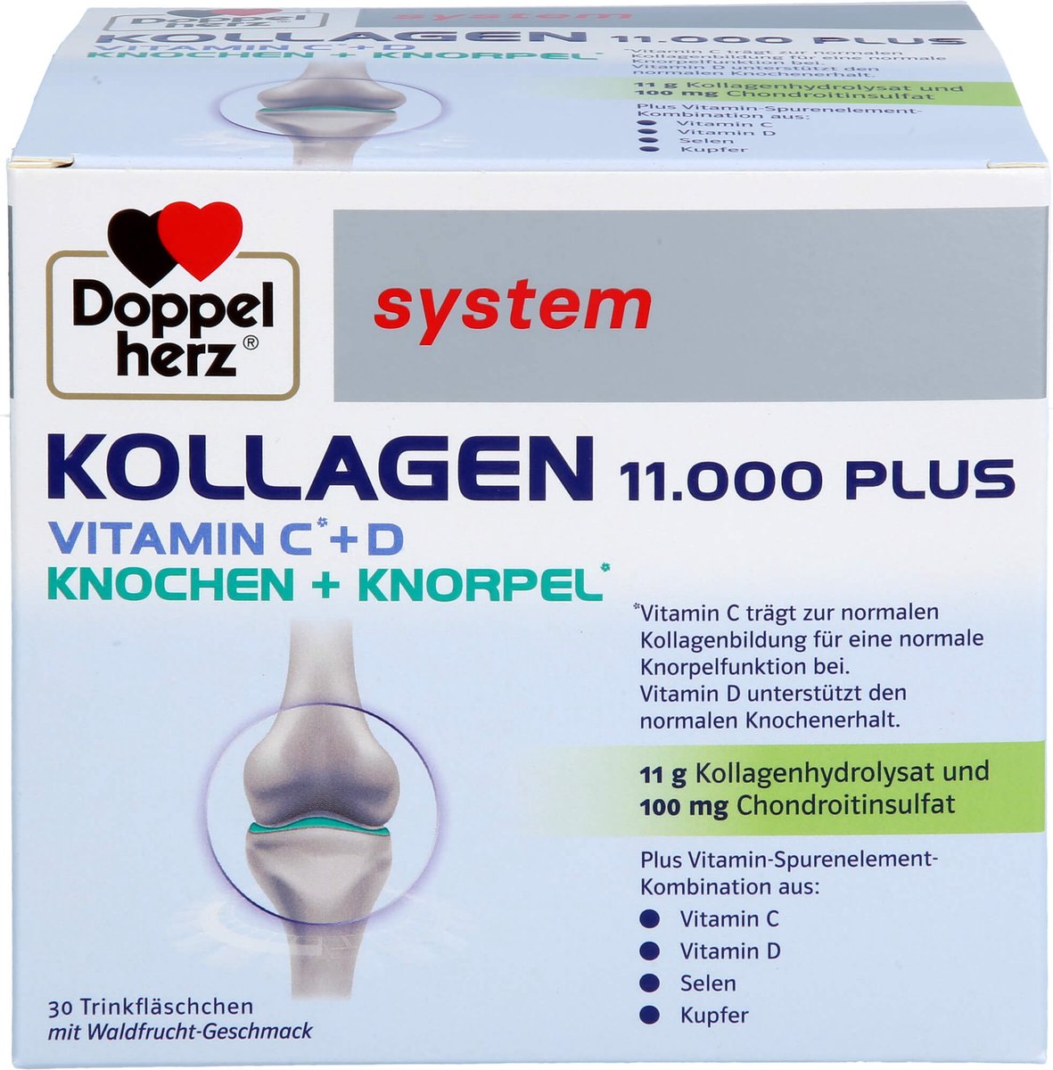 Doppelherz system Kollagen 11.000 Plus Gesundheit + Beweglichkeit 30X25 ml