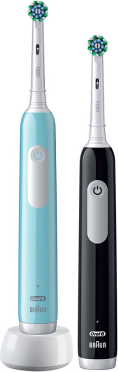 Oral B PRO 1 Schwarz & Blau Duo Edition