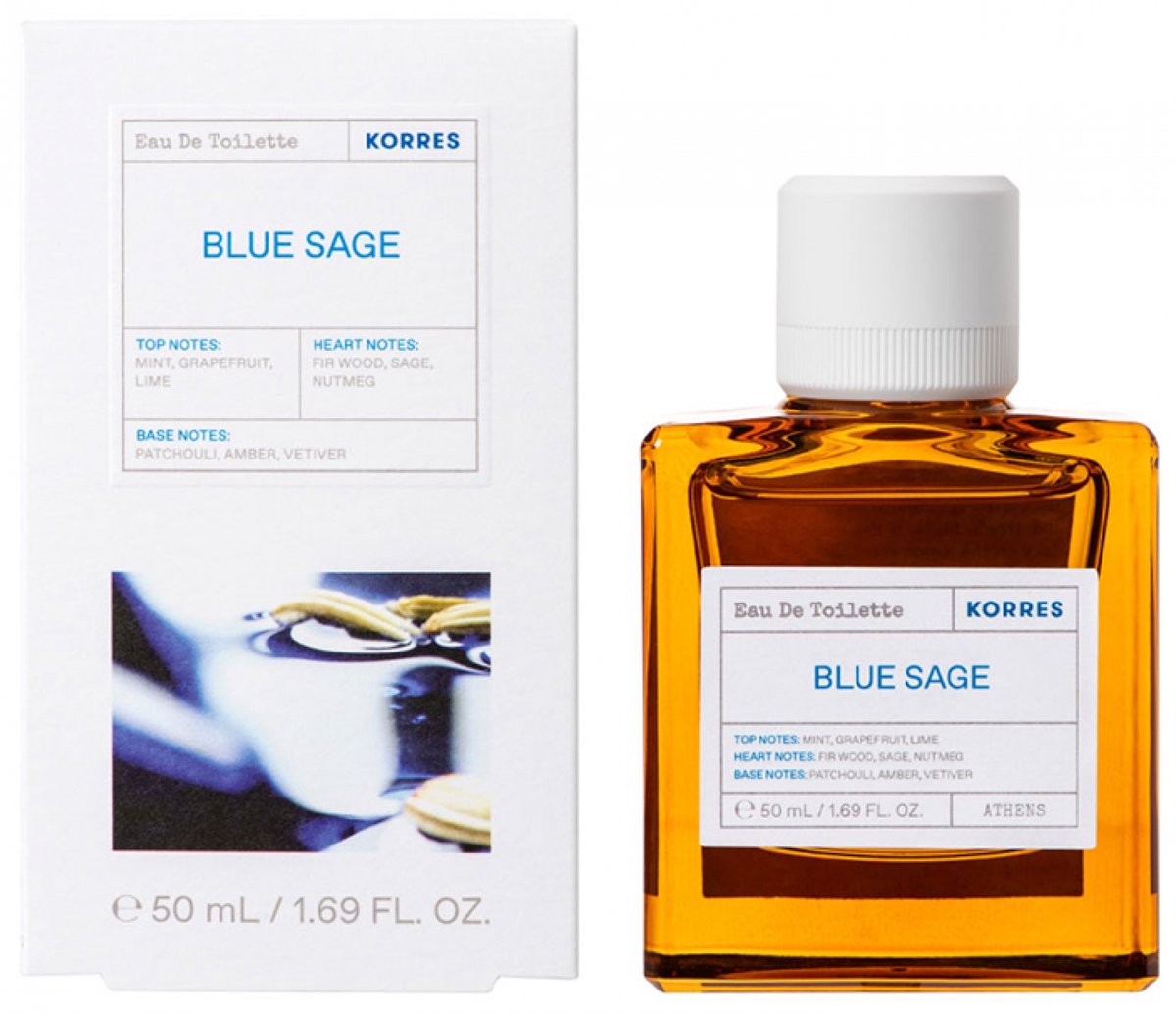 Korres Eau De Toilette Blue Sage Herrenparfüm 50ml