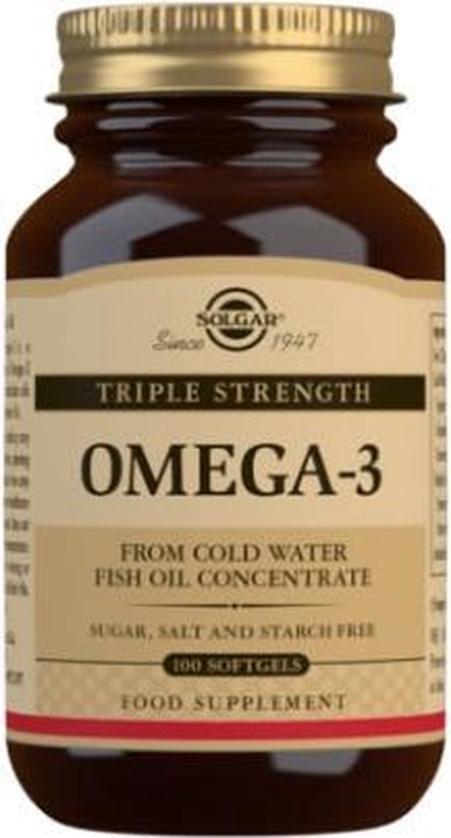 Solgar Omega-3 Dreifach-Konzentration, 100 Kapseln
