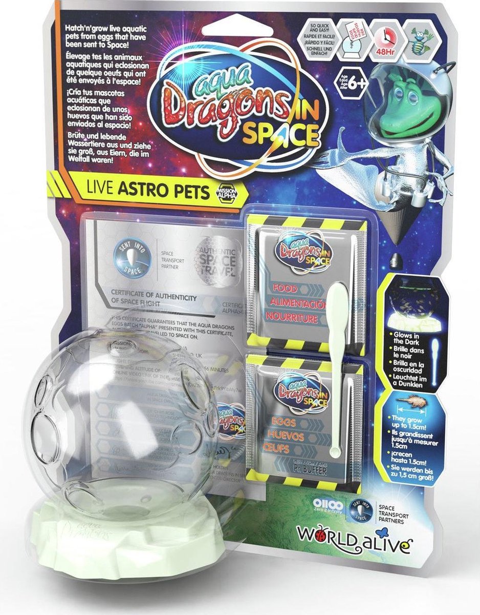 STEM Educational Set - AQUA DRAGONS® - Lebensraum Unterwasserwelt - Asteroiden-Aquarium