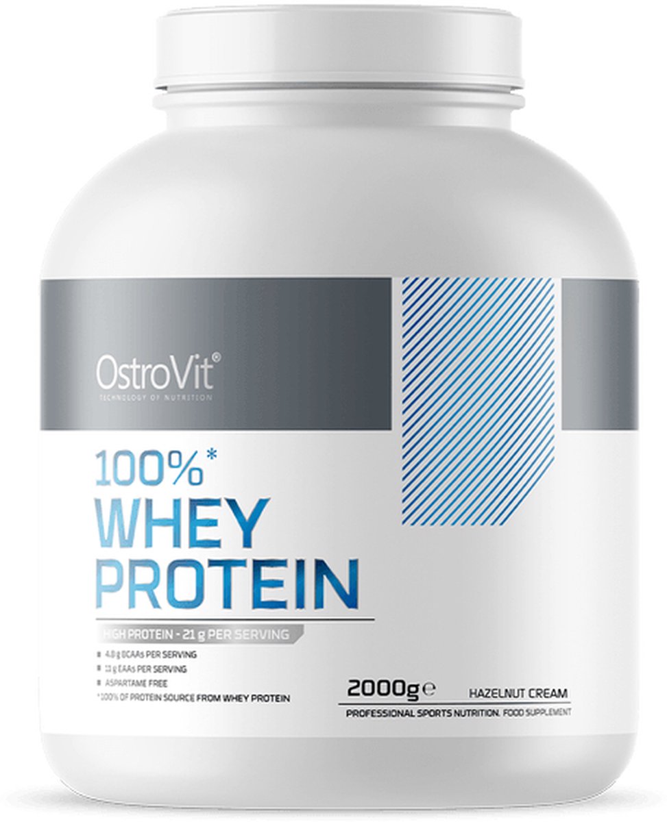 Molkenprotein Molkenprotein Französisch Vanille, 2000 g, OstroVit