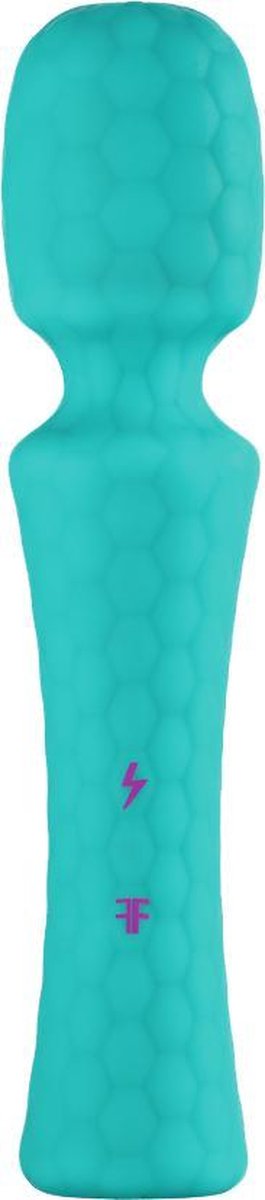 FemmeFunn Ultra Wand Leistungsstarke Silikon Massage Vibrator - Blau