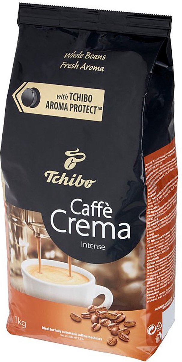 Tchibo Caffe Crema Intensive Kaffeebohne 1 kg Multipack x 2