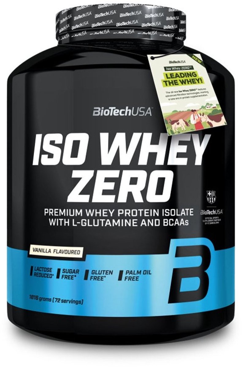 BioTech USA Iso Whey Zero Eiweiß mit weißem Schokoladengeschmack
