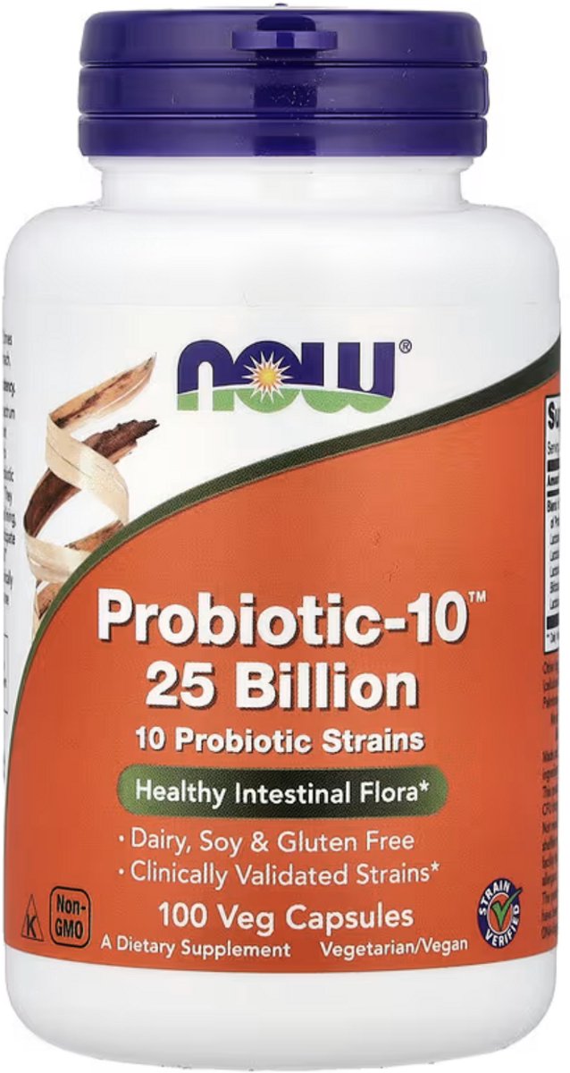 NOW FOODS Probiotic-10 25 Milliarden 100 Kapseln