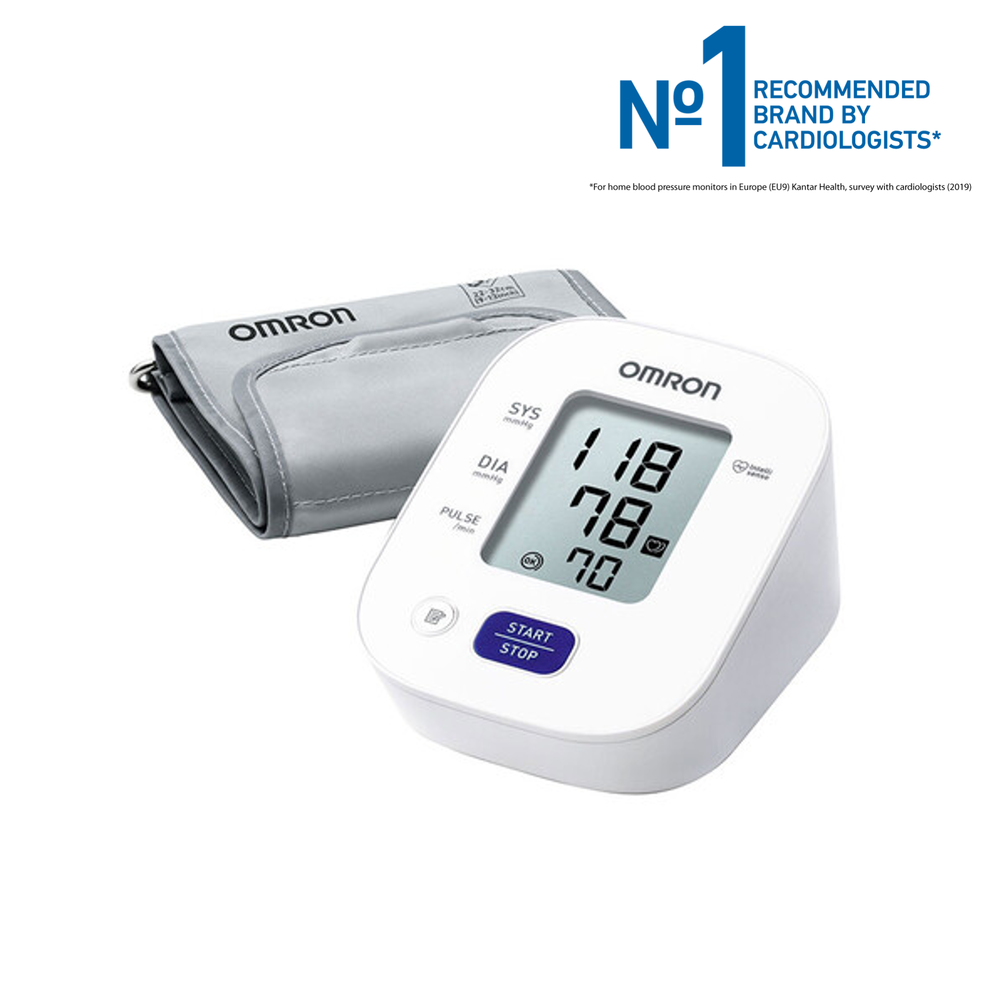 Omron M2+ Oberarm-Blutdruckmessgerät HEM-7188-LE 1 Op