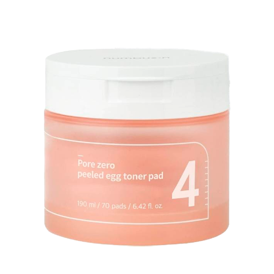 Numbuzin - Nr.4 Pore Zero Geschältes Ei Toner Pad - 190ml/70pads