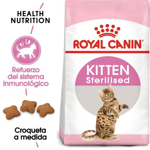 ROYAL CANIN Kitten Sterilized, Trockenfutter für junge sterilisierte Katzen, 2kg
